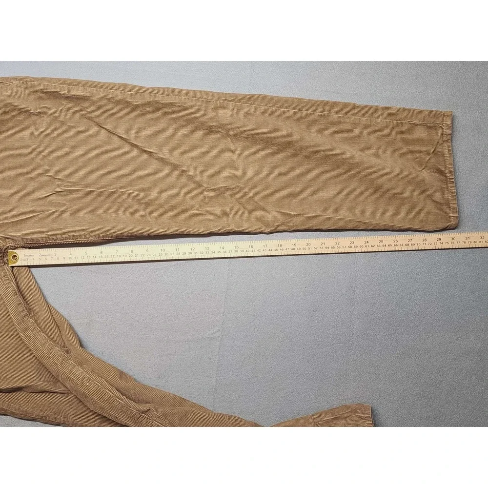 Levis 94 Baggy Corduroy Pants Tan Brown Wide Leg Mens 32x30 Relaxed Fit